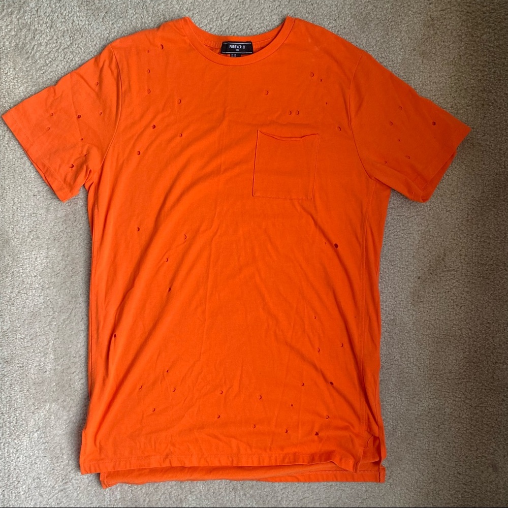 Orange shirt